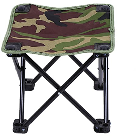 Suxdlan Klappbarer Hocker Campinghocker Teleskopen Hocker Klappbarer Stuhl Leichter Mini -Sitz mit Tragetasche für Wanderreisen im Freien