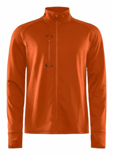 Craft ADV EXPLORE LIGHT MIDLAYER | Mellanlager män 3XL | Tart | Tunt, elastiskt och funktionellt material | Med tumhål | Sportjacka män | Lätt jacka herr