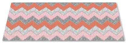 EHOMERY Mauspad Schreibtischunterlage Cool Mouse Mat Retro-Streifen Mauspad Quadratisch Mousepad Foto Für Die Schreibtischdekoration - 1 Pack [30x80 cm]