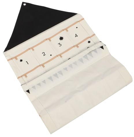 AUTSUPPL Calendar Wall Hanging Storage Organizer for Holiday Decorations Multi-pocket Decor for Boys and Girls and Adults for Use