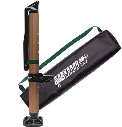 KANGAROO WINCH Der wagenheber 2tve Hydraulische Off-Road Wagenheber mit 2 Tonnen Tragkraft - Perfekt für SUVs, PKWs und 4x4 Geländefahrzeuge - Zuverlässig, Leistungsstark und Vielseitig Einsetzbar