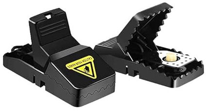 Uwenkjie 2 heavy-duty reusable traps that can kill immediately, high-sensitivity indoor and outdoor safe and effective rodenticides that are easy to install and clean