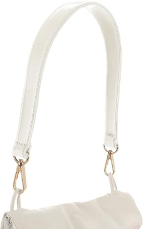 Väskrem – 45 cm axelrem för handväska – justerbar halkfri avtagbar PU-läderväska sele för resor strand skola arbete trädgård, BEIgE, Refer to description