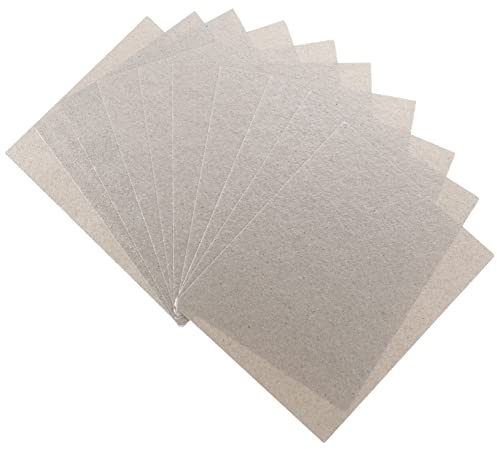 JECOMPRIS 10 Piezas de Lámina de Mica y Extiende la Durabilidad, Aislante y Resistente al Calor, Protege contra Quemaduras para Microondas en Casa