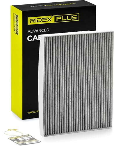 RIDEX PLUS 424I0041P Innenraumfilter Pollenfilter Aktivkohlefilter Höhe: 21 Breite: 215 Länge: 266 Kompatibel mit OPEL Corsa D Schrägheck S07 Corsa E Schrägheck X15 Adam M13, FIAT GRANDE PUNTO 199