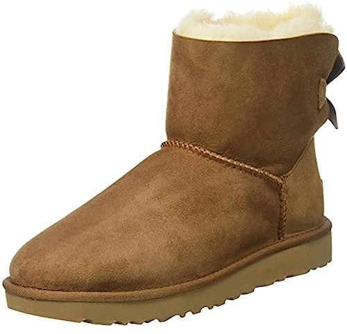 UGG Damen Mini Bailey Bow Ii Classic Boot, Chestnut, 40 EU