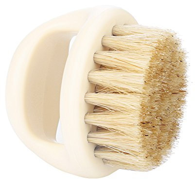 Sonew Bartbürste aus Wildschweinborste, Bart Bürste Männer mit Griff für die tägliche Pflege Schnurrbart Shaping Reinigung Rasur Tool(03#)