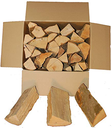 Landree Kaminholz Buche 20 kg für Kamin, Kaminofen, Lagerfeuer, Feuerschale und Ofen, 20-25 cm Scheitlänge, kammergetrocknet, Holz, Brennholz, Wood vom Familien-Holzhof aus Schleswig Holstein