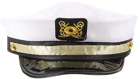 Cabilock Kapitänsmütze Aus Matrosenmütze Für Damen Und Herren Kostümmütze Für Cosplay Partyhüte Und Dekohut Für Mottopartys