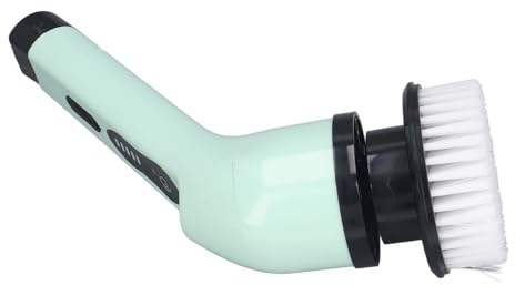 Fregadora Secadora Eléctrica Giratoria, Cepillo Eléctrico Portátil 25W 2 Engranajes para Cocina (Green)