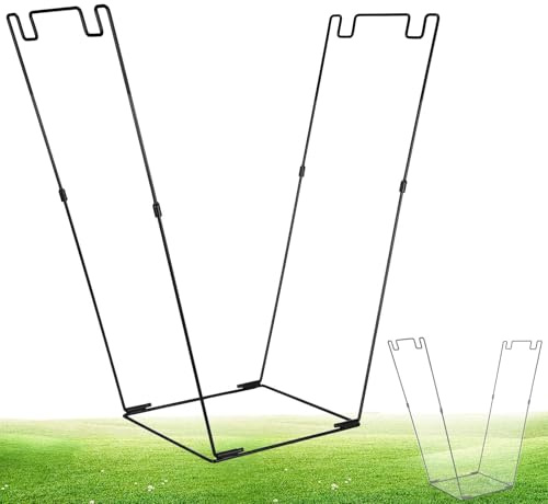 Support de sac poubelle de jardin | Support de sac poubelle | Support de sac poubelle multifonction pour une utilisation en extérieur | Support de sac à cadre en métal pour les feuilles, le nettoyage