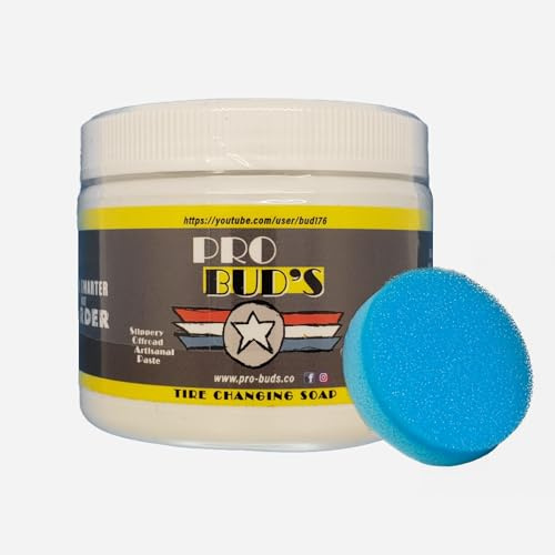 Pro Bud's Tire Changing Paste - Peerless Lubrication Tire Mounting Paste for Quick Changes and a Secure Fit - Slip-Resistant Tire Paste for Mounting Tires - 4 oz.