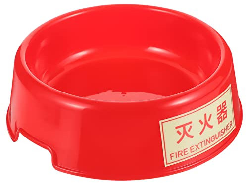 LIFKOME Supporto Per Estintore 2-4 Kg in Metallo Base Fluorescente, Base Per Estintore Portatile Per Veicoli e Ambienti Industriali