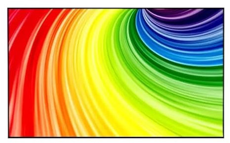 LIPJIA Pantalla de proyección con Marco de Cristal con rechazo de luz Ambiental ALR de 16:9, de 30 a 120 Pulgadas, para proyector UST de Alcance ultracorto para hogares Inteligentes (30 Pulgadas)