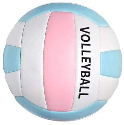 Beachvolleyball – Volleyball für Teenager, abriebfest, weich, für drinnen und draußen, Übungssportausrüstung, langlebiger Teamspielball für Schule, Park, Pool, Sandplatz-Training