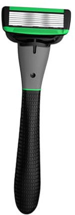 COLLBATH Lagiger Rasierhobel mit Klingen Sicherer Rasierer für Herren Ergonomischer Gummigriff für Präzises Gesichtshaar und Körperhaartrimmen Effiziente Nassrasur Vielseitiges