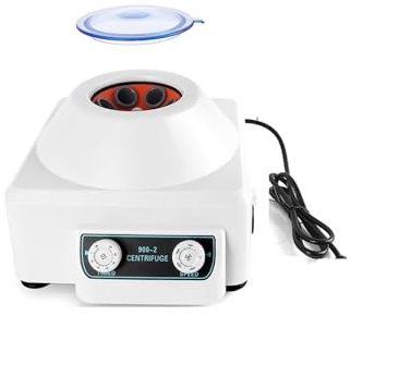 OPFVUJIKX Centrifuga elettrica for Sangue da Laboratorio PRP 4000rpm Centrifuga al Plasma Macchina 15ML*6 Provetta for centrifuga(900-2)