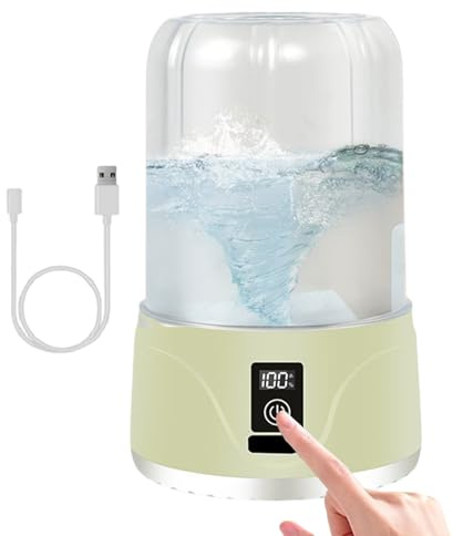 Underwear Washer Rechargeable Portable | Small Washer Machine for Travel Accessories, Camping Supplies, Home, Dormitory, Hotel, Clothes, Underwear, Socks