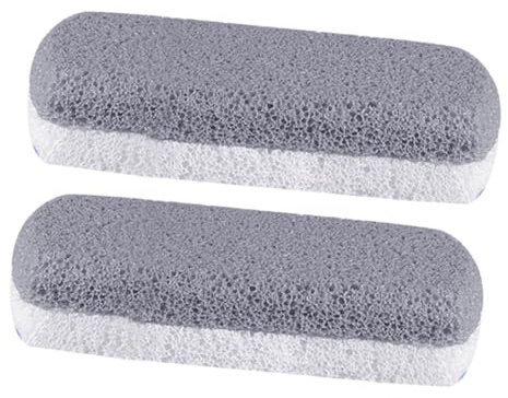 STOBAZA 2 Stück-pack Fußpeeling Werkzeug aus Schaumglas Waschbar und Effektiv zur Entfernung Starker Hornhaut für Professionelle Fußpediküre und Sanfte Pflege