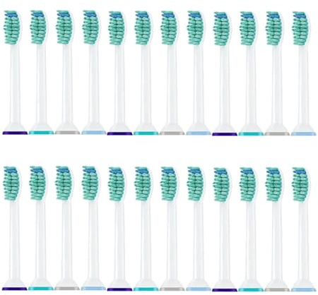 28 à 32 têtes de rechange for brosses dents électriques, compatibles avec les manches clipser(24pcs)