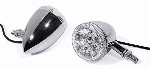 LED Rücklicht Bremslicht Blinker chrom Motorrad universal Custom für Harley-Davidson Motorrad