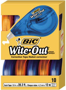 BICWOTAP10 Wite-Out EZ Korrekturband