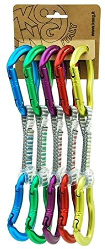 Desconocido Kong Set Ergo Anniversary Mischung 5 Farben (Packung mit 5 Stück) Karabinerhaken, Unisex, Mehrfarbig (Mehrfarbig), Einheitsgröße