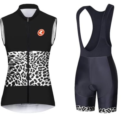 UGLY FROG Damen Radtrikot Fahrradbekleidung Set Trikot Kurzarm + Radhose mit Sitzpolster
