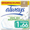 Always Ultra Binden Damen Gr. 1, Cotton Protection Normal, 66 Damenbinden mit Flügeln (3 x 22 Stück), Monatspaket, ultradünn und super absorbierend