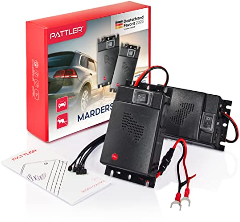 PATTLER® Anti Martre Voiture. Repulsif Rongeur pour Voiture. Ultrason Défense Contre Les fouines pour Voiture. Anti Rongeur Voiture. Anti fouine Voiture. Repeller pour véhicule - 2 pcs