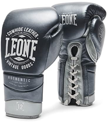 LEONE 1947, GUANTI BOXE AUTHENTIC 2 10OZ Grå