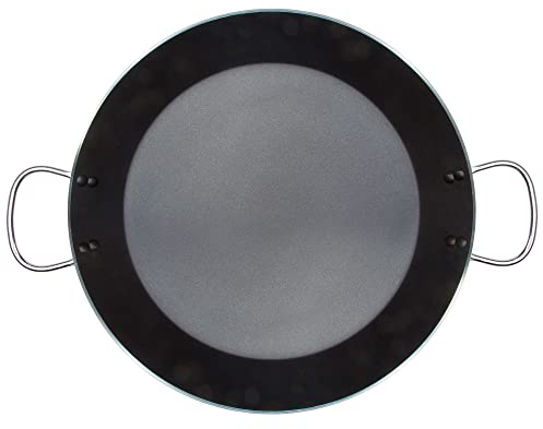 WECOOK! Kratha Padella per Paella a Induzione, 42 cm, 10 Porzioni, Antiaderente XYLAN PLUS Ecologico senza PFOA, Alluminio Pressato, 3mm di Spessore, Vitroceramica, Gas, Lavastoviglie