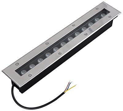 DAOTEX LED Lámpara Empotrable En El Suelo Exterior Luz Subterránea Impermeable IP65 Luces De Cubierta Empotradas para Jardín, Yarda, Puente, Paso, Iluminación De Paisaje Decorativa, DC12/24V