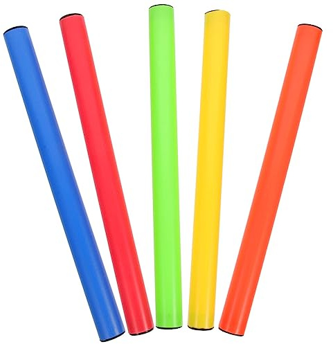 VALICLUD Bâton De Relais 30Cm Léger Accessoire De Course pour Enfants Et Adultes Bâtons De Relais pour Compétitions Scolaires Et Athlétisme Sécurisé Anti-Glissement Facile À Transmettre