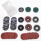 HERZO Trennscheibe 50mm, Trennen Schleifen Polieren Multi Material, 10mm Bohrung, Zubehör-Set für Mini-Winkelschleifer (39 Pack)...