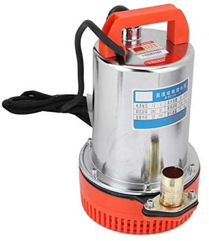 JMorCO Pompe à Eau Submersible DC 12V Pompe à Eau Submersible pour puits Profond Pompe à Eau d'irrigation