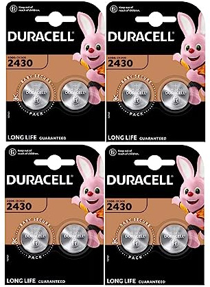 8 x Duracell CR 2430 (4 Blister mit je 2 Batterien) 8 Batterien (CR2430)