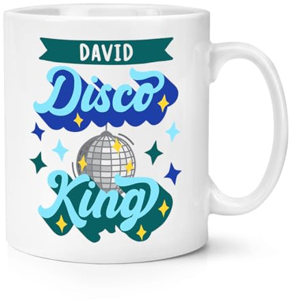 Personalised Disco King 10oz Mug Cup