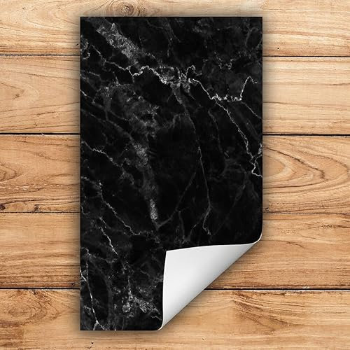 Herdabdeckplatte Abdeckung Aufrollbare Matte Induktionsmatte Kunststoff Herdabdeckmatte Ceranfeld Marmor Schwarz 30x52 Abdeckplatte Ceranfeldabdeckung Antirutschmatte Schutz