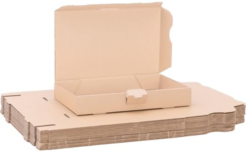 Förpackning maxibrevlådor 225 x 145 x 35 mm maxibrev brun MB XS innermått 220 x 136 x 33 mm frakt post vikbar låda fraktlåda bokvändning optimal för frakt 300 stycken