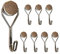 Lot de 8 Crochet Aimanté, Crochets Magnétiques, Crochet Aimanté Puissant, Aimant Avec Crochet, 15 Kg Puissant Aimant Néodyme, Convient pour la Cuisine, la Chambre à Coucher, le Réfrigérateur, L'argent