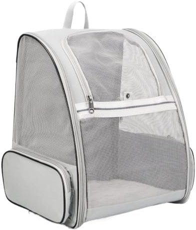 IWENZHKPA Katzenrucksack Hunderucksack Haustier Katze Träger Rucksack Katze Hunde Tragetasche Falten Haustier Brust Tragbare Outdoor-Reise Katzen Transport Tasche(G)