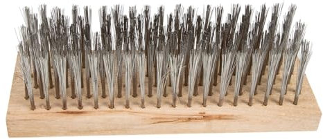 VALICLUD Spazzola pavimento pulizia del pennello per scrub Pannello pratico di pulizia spazzola per rimuovere il muschio spazzola lavapavimenti Acciaio inossidabile