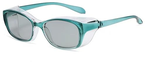 IRIRI Gafas de Sol Polarizadas Fotosensibles: Protección UV, Resistentes Al Viento y Al Polen for Conducir y Andar en Bicicleta | Gafas de Seguridad for Todo Tipo de Clima for Hombre y Mujer(Azul)