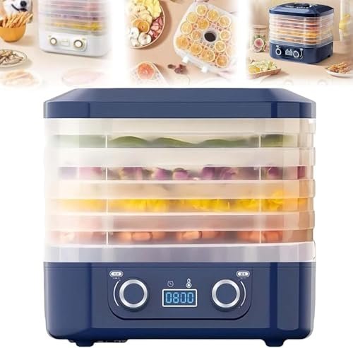 Dryer Machine, Food Dehydrator with Digital Timer and Temperature Control for Candy, Fruit, Meat, Vegetables, and Snacks - 5 Trays