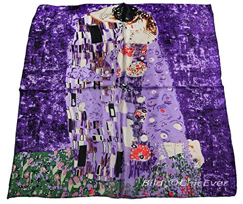 ChicEver Feines Damen-Nickituch aus 100% Seide, Seidentuch, 51cmx51cm