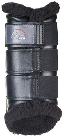 HKM 8585 Gamaschen Comfort, Teddyfutter Lederimitat-Kunstleder Anatomisch,