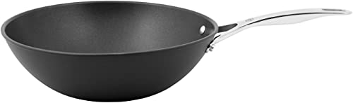 BALLARINI Padella Wok e verdure Alba, 30 cm, in acciaio inox, grigio, 20 cm