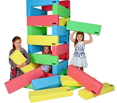 12 Building Blocks XXL RIWI | Soft Foam Blocks | Machine Washable | ASTM F963 and TÜV Austria Certified