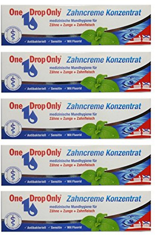 5x One Drop Only Zahncreme Konzentrat 25ml Antibakteriell Zahnpasta, Toothpaste